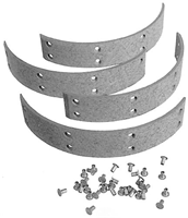 TISCO Brake Shoe Lining Kit, 4 for John Deere, AA4253
