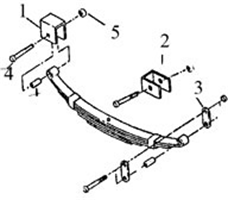 Hanger for Rear Axle - 1.12 in.