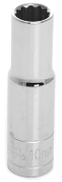 12-Point Deep-Well Socket - 10 mm, 3/8 in. Drive