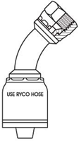 JIC Female 45 Degree Bend - 1-5/16 in. x 3/4 in.
