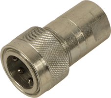 Poppet-Tip Quick Coupler Body - 1/2 in. x 3/4-16 ORB