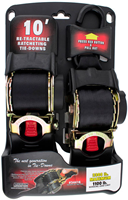 Erickson Ratchet Straps - 2 in. x 10 ft., 2-Pack