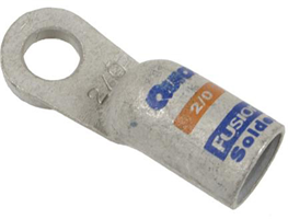 Battery Cable Lug - 2/0 Gauge, Heavy-Wall-Solder, 3/8 in. Hole