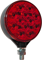 4 in. Single-Face LED Pedestal Lamp - Red