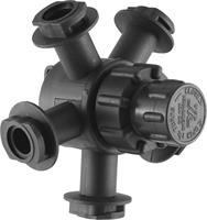 Combo-Rate Nozzle Body - 5-Outlet Turret Base