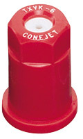 TX ConeJet Hollow Cone Tip - #6 - Ceramic - Red