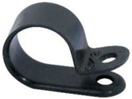 Black Nylon Cable Clamp - 4-5/8 in.