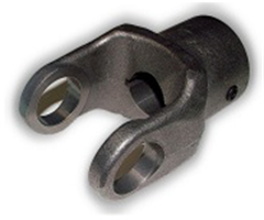 Implement Yoke - 12 Series - 1-1/8 in. Round Double Keyway