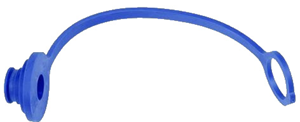 1/2 in. Dust Plug - Blue Rubber, 2-Pack