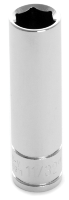 6-Point Deep-Well Impact Socket - 11/32 in., 1/4 in. Drive