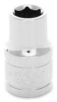 6-Point Impact Socket - 7/16 in., 1/2 in. Drive