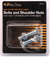 Battery Bolt - 5/16-18 x 1-1/4 in., Square-Head, 2-Pack