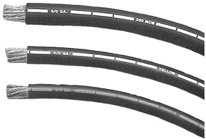 Battery Cable - 1/0 AWG, 100 ft., Black/Black