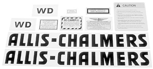 Allis Chalmers Decal Set - WD