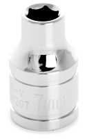 7 mm x 6-Point Impact Socket - 3/8 in. Drive