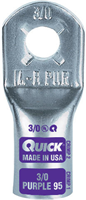 1/0 Gauge Battery Stud - Straight, Crimp/Solder