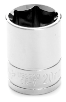 Impact Socket - 20 mm x 6-Point, 1/2 in. Drive