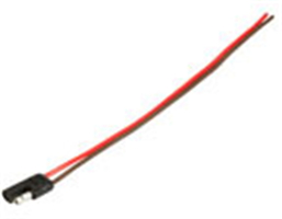 Trailer Wiring Connector - 8 in., 2-Pole Male