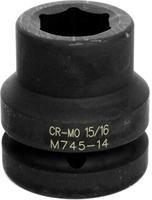 6-Point Impact Socket - 15/16 in. - 1 in. Drive