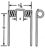 Harrow Tine - 7-7/16 in. x 12 in. John Deere