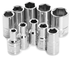 6-Point SAE Socket Set - 1/4 in. Drive, 10-Piece