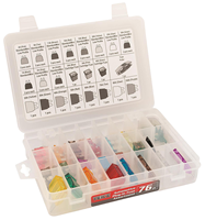 76-Piece Plug-In Fuse Assortment
