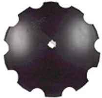 Disc Blade - 24 in. x 3/16 in., Notched, Square Axle