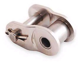 AgSmart Offset Half Link - #2050, Double Pitch, Stainless-Steel, 1-Pack