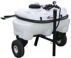 AgSmart Trailer Sprayer - 25 gal. 2.2 GPM 2-Nozzle Boom