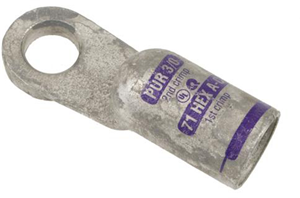 Battery Cable Lug - 3/0 Gauge Copper, 1/2 in. Hole