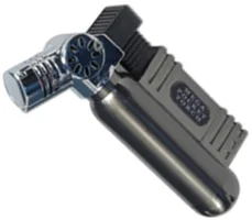 Butane Pocket Torch - Angled Head, Refillable