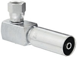 04U554 JIC Female Swivel 90 Deg. Elbow - 37 Deg.