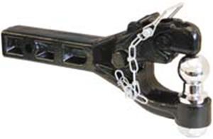 Combination Pintle/Trailer Ball Hitch - 2 in., 6 Ton