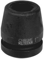 6-Point Impact Socket - 1 in. - 1 in. Drive