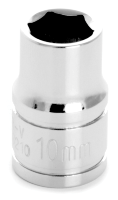 10 mm x 6-Point Impact Socket - 3/8 in. Drive