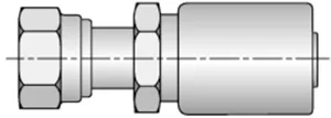 ORFS Female Straight Swivel - 1/2 in. x 11/16 in.
