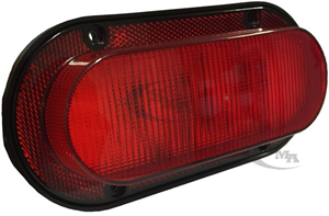 John Deere LED Tail Light - Red Oval