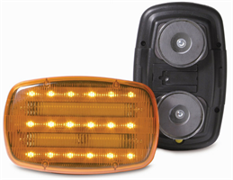 LED Safety Light - 4 in. x 6 in., Amber