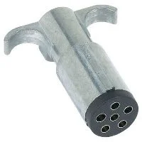 Trailer Wiring Adapter - 7-Pin Round Implement to 7-Way Blade
