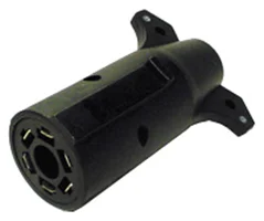 Trailer Wiring Adapter - 7-Way to 4-Wire Flat/6-Way Round