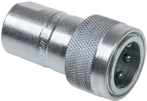 Pioneer Brass Hydraulic Coupler Body - 1/4 in.