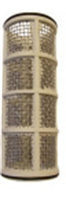 Banjo Strainer Screen - 2 in., 6 Mesh, White Ribs