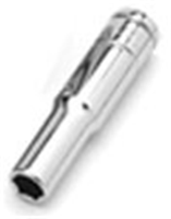 6-Point Deep-Well Impact Socket - 9/32 in., 1/4 in. Drive