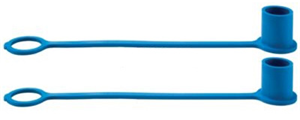 1/2 in. Dust Cap - Blue Rubber, 2-Pack