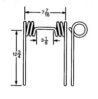 Harrow Tine - 7-7/16 in. x 12-3/4 in. John Deere