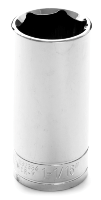 Deep-Well Impact Socket - 1-1/16 in., 1/2 in. Drive, 6-Point