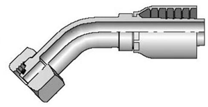 Elbow Swivel 45 - 3/8 in. x M18 Metric L