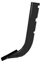 16 in. Rear-Notched Box Blade Shank with Point