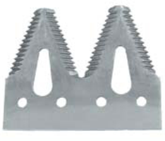 Chrome Section for John Deere/New Holland - Fine Tooth - Replaces H130478/134104