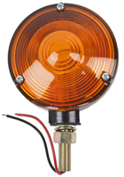 Warning Light - 12 Volt, Two 4 in. Amber Lenses